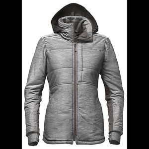 NWT WOMENS THE NORTH FACE MELON RED PSEUDIO VEST JACKET COAT L XL